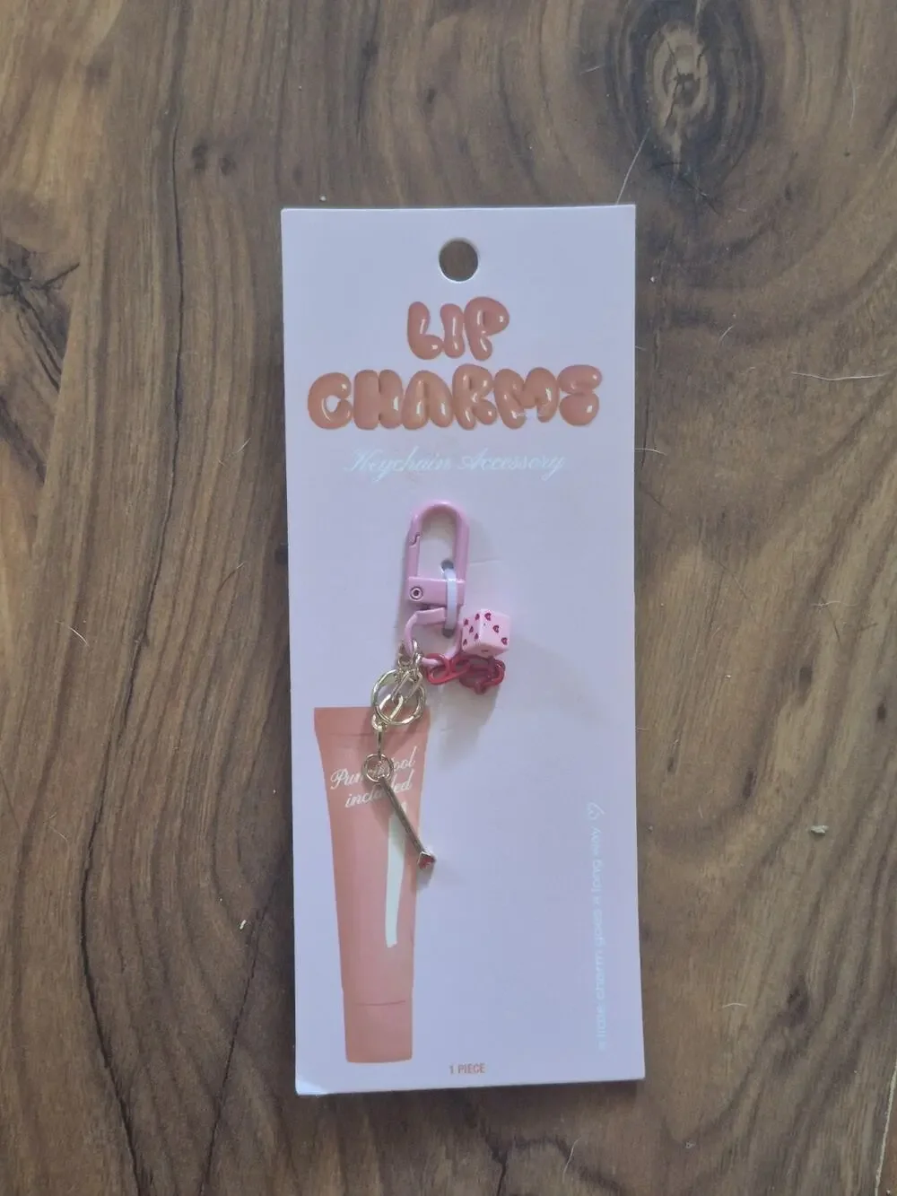 Lip Charms Keychain Accessory Dice NWT BB
